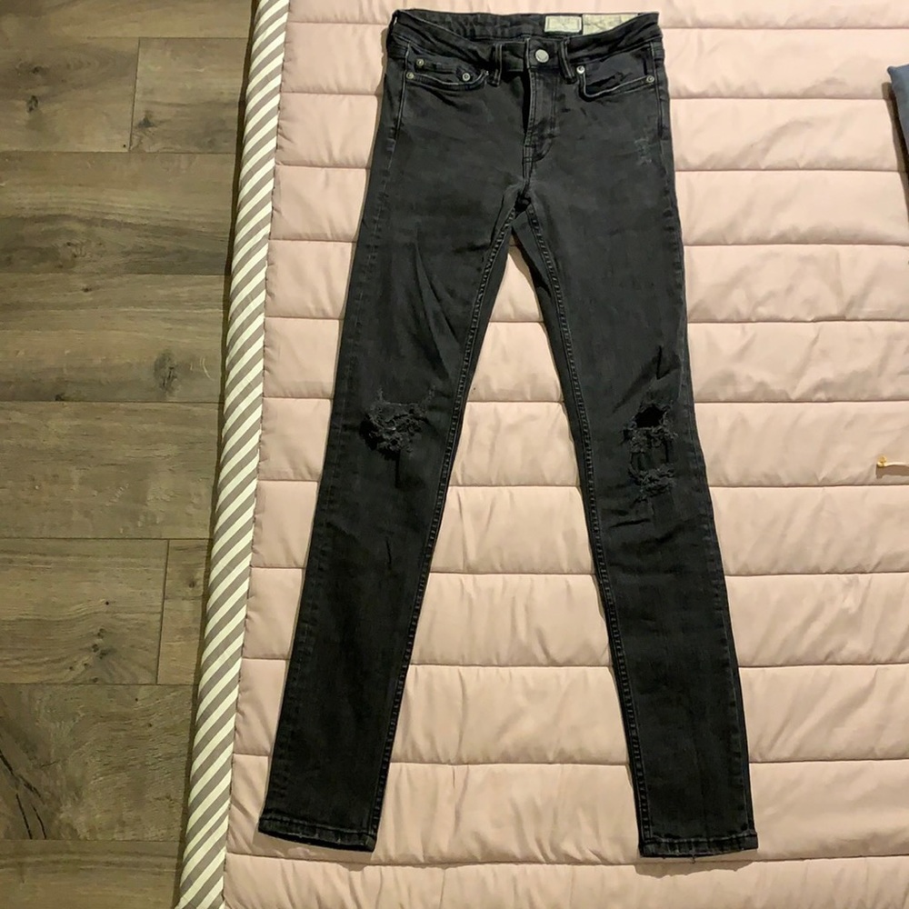 All saints mast ripped jeans sz 26